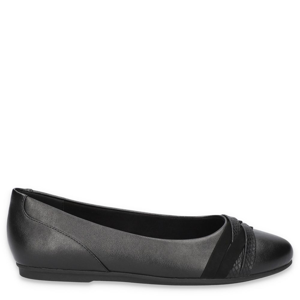 Black Easy Street Womens Kylie Flat | Rack Room Shoes