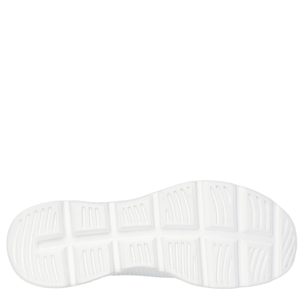 美品　SKECHERS　Slip-ins ホワイト White Skechers Womens Slip-ins Glide Step Arc Waves Sneaker