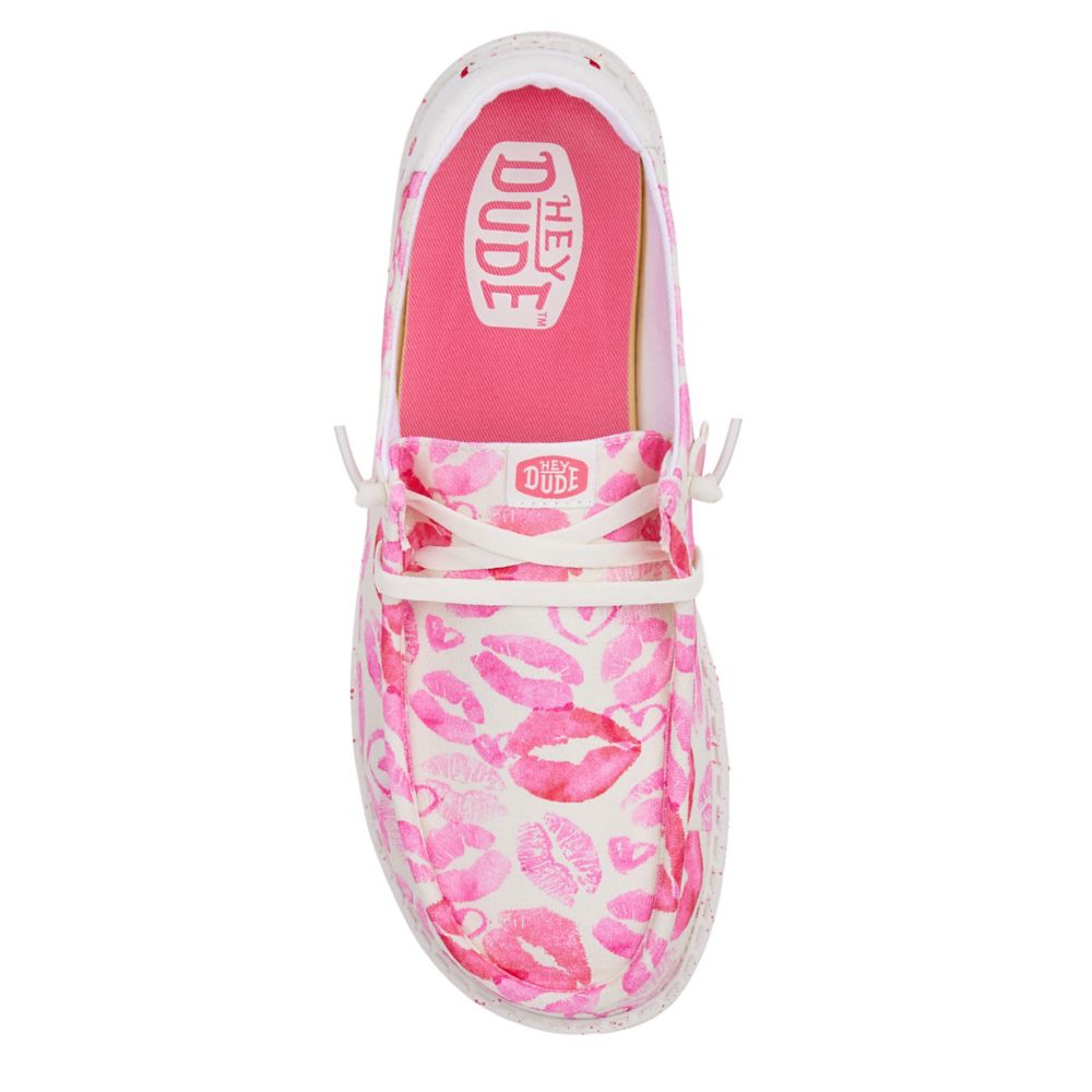 WOMENS WENDY KISSES SLIP ON SNEAKER