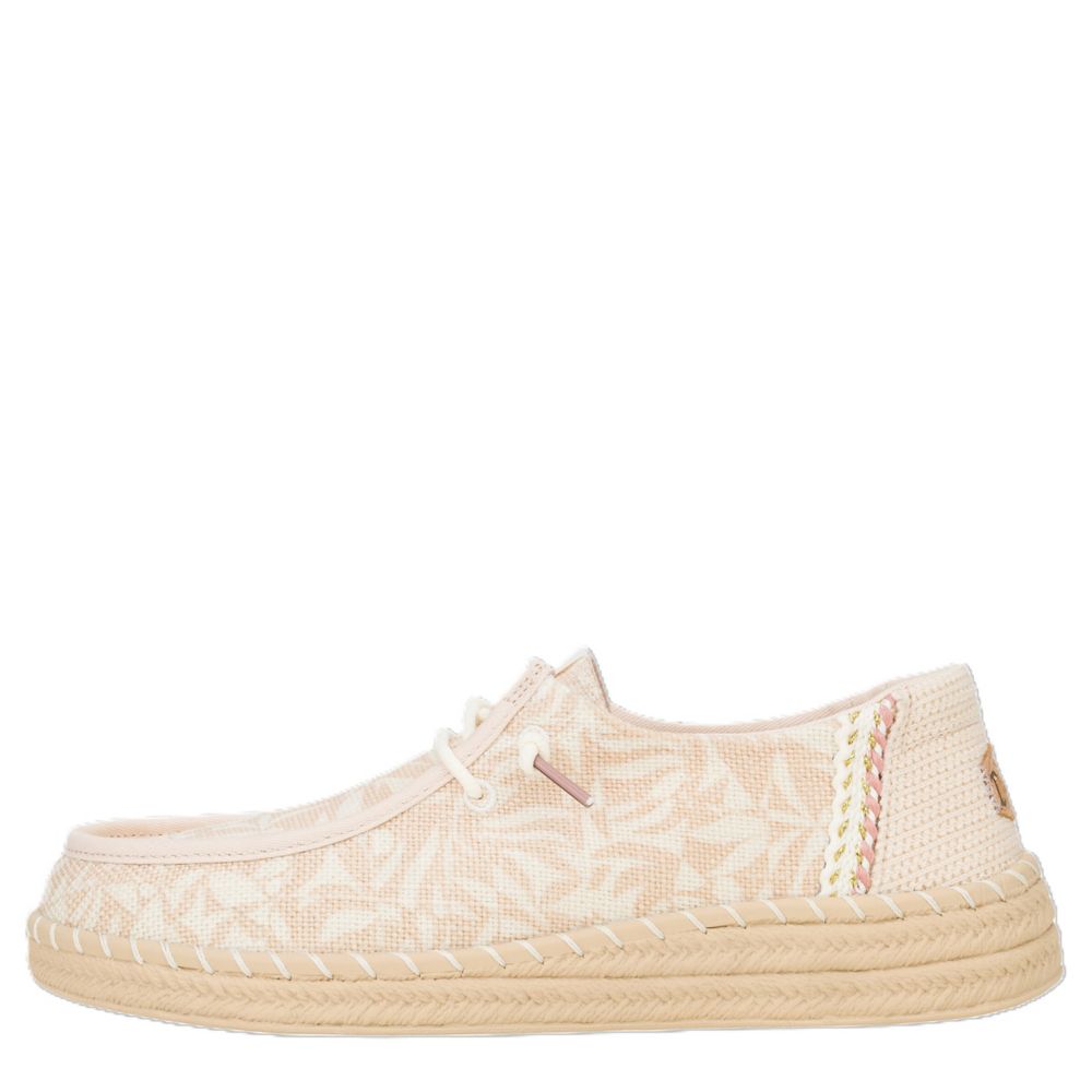 WOMENS WENDY ESPADRILLE RETRO PALM SLIP ON SNEAKER