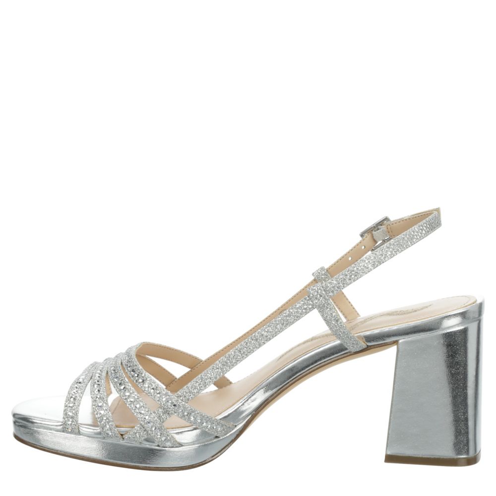 Silver N By Nina Womens Blanche Platform Sandal Rack Room Shoes