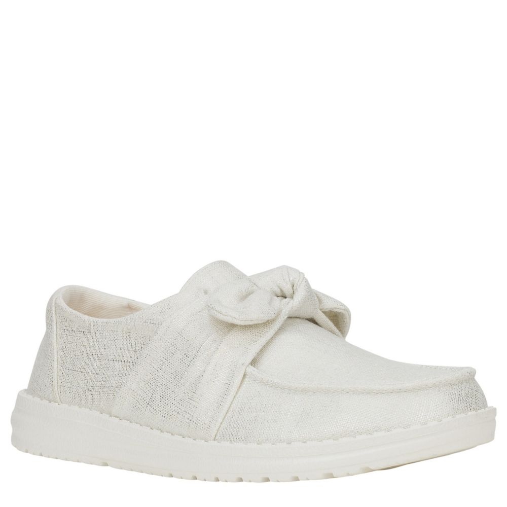 WOMENS WENDY BOW SLIP ON SNEAKER