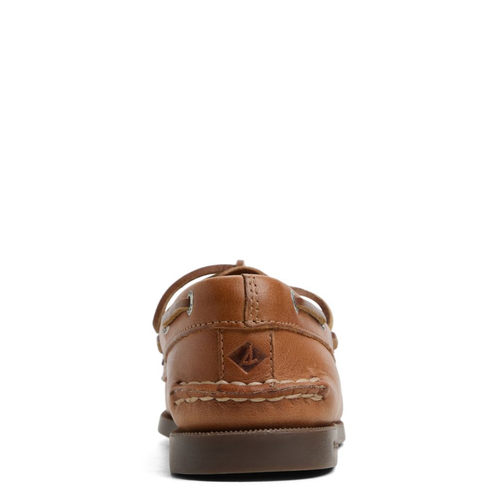 SPERRY WOMENS A/O 2 EYE BOAT SHOE - BROWN