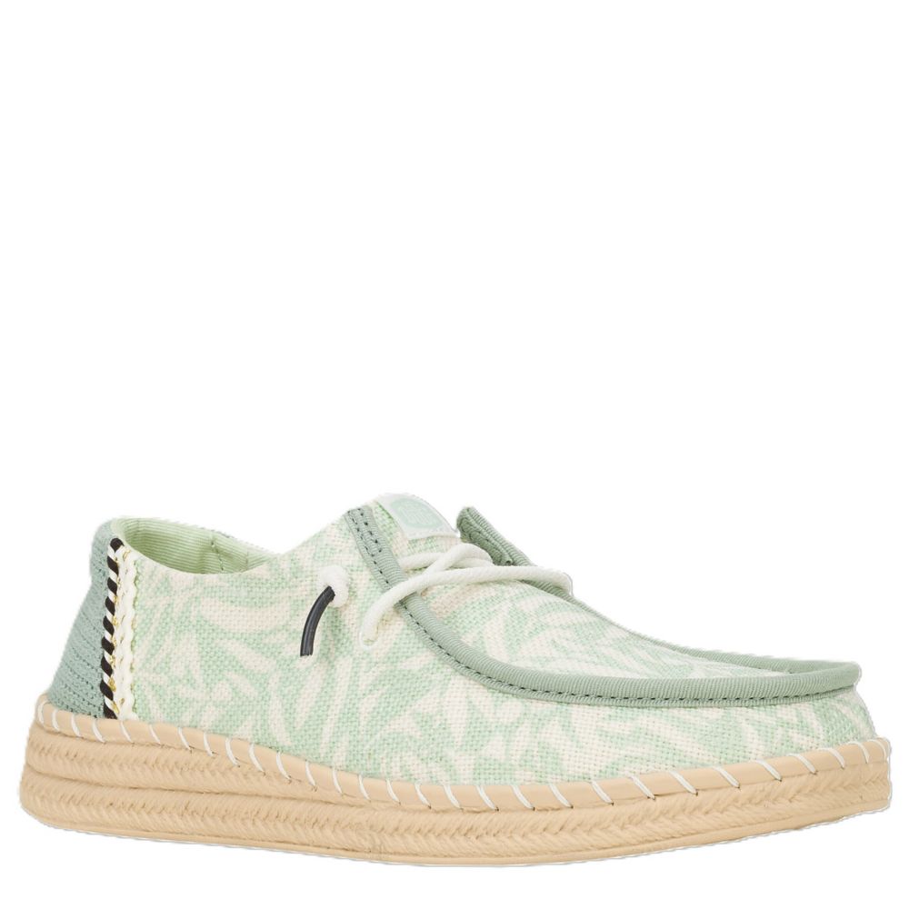 WOMENS WENDY ESPADRILLE RETRO PALM SLIP ON SNEAKER