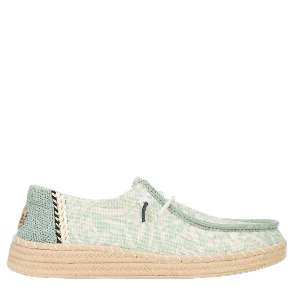 WOMENS WENDY ESPADRILLE RETRO PALM SLIP ON SNEAKER