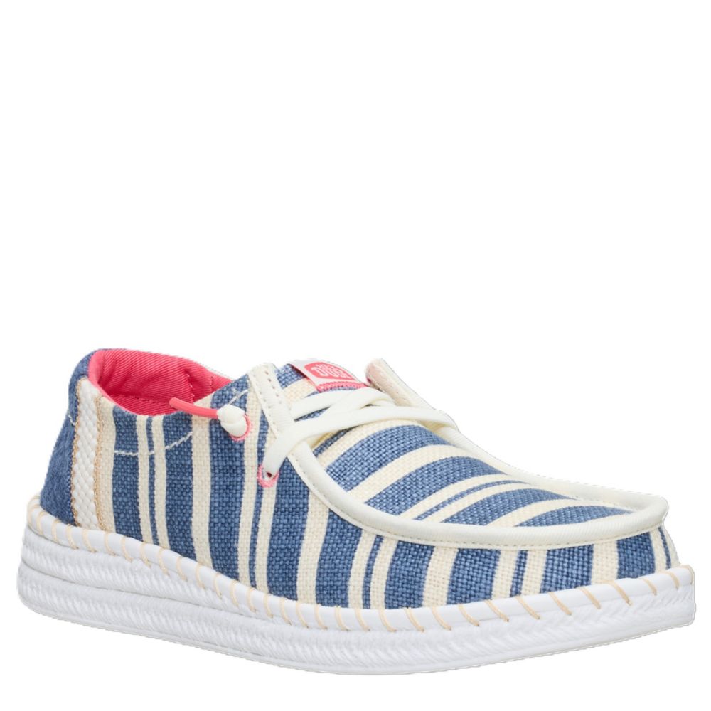WOMENS WENDY ESPADRILLE STRIPES SLIP ON SNEAKER
