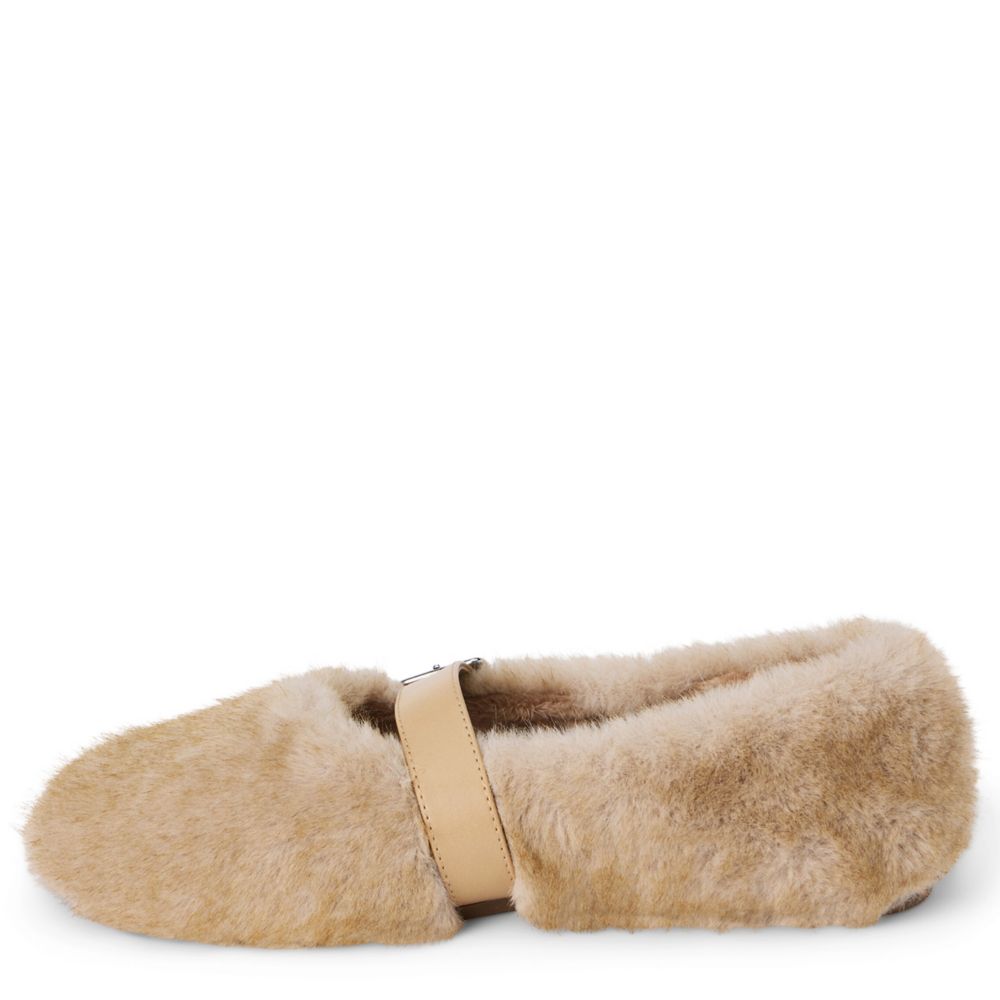 Coconuts Womens Nome Vegan Faux Fur Ballet