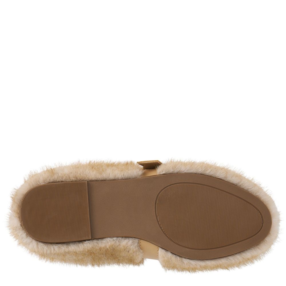 Coconuts Womens Nome Vegan Faux Fur Ballet