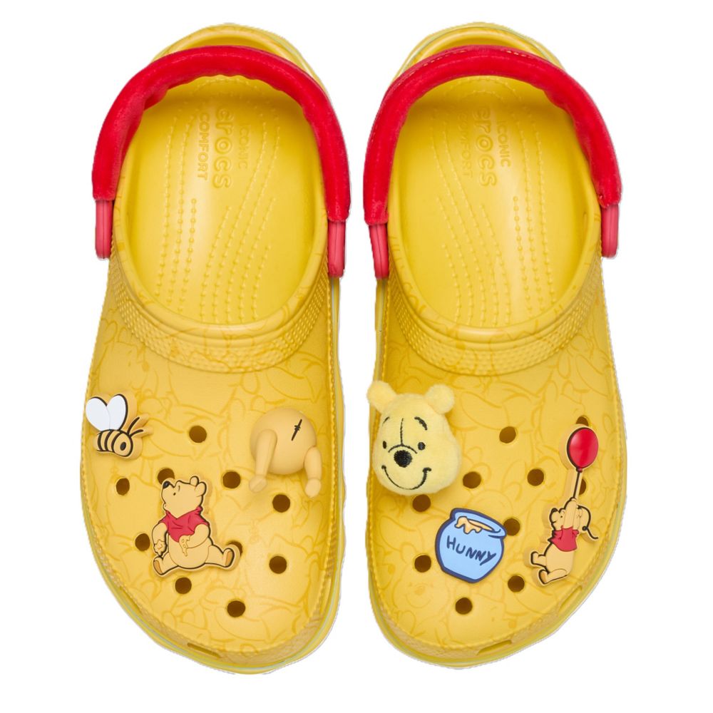 WOMENS WINNIE THE POOH CLASSIC PLATFORM CLOG