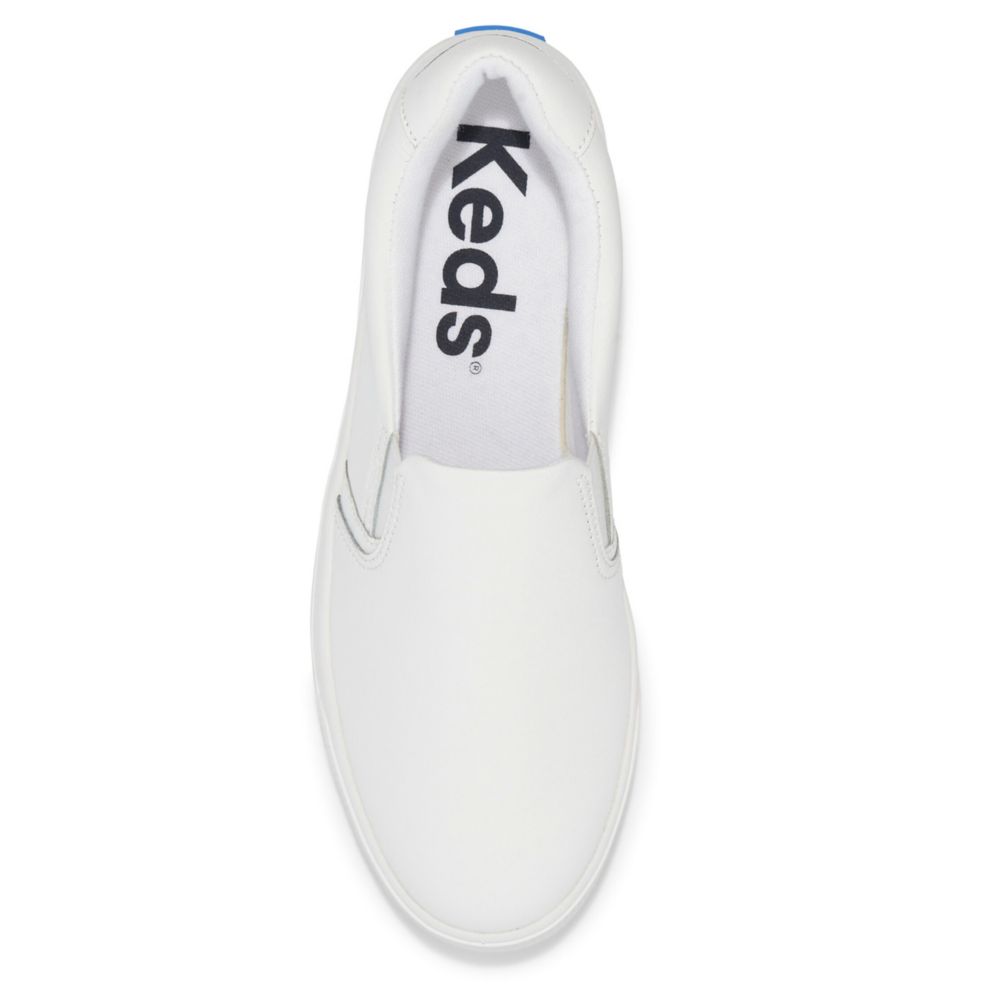 Keds Womens Pursuit Leather Slip On Sneaker