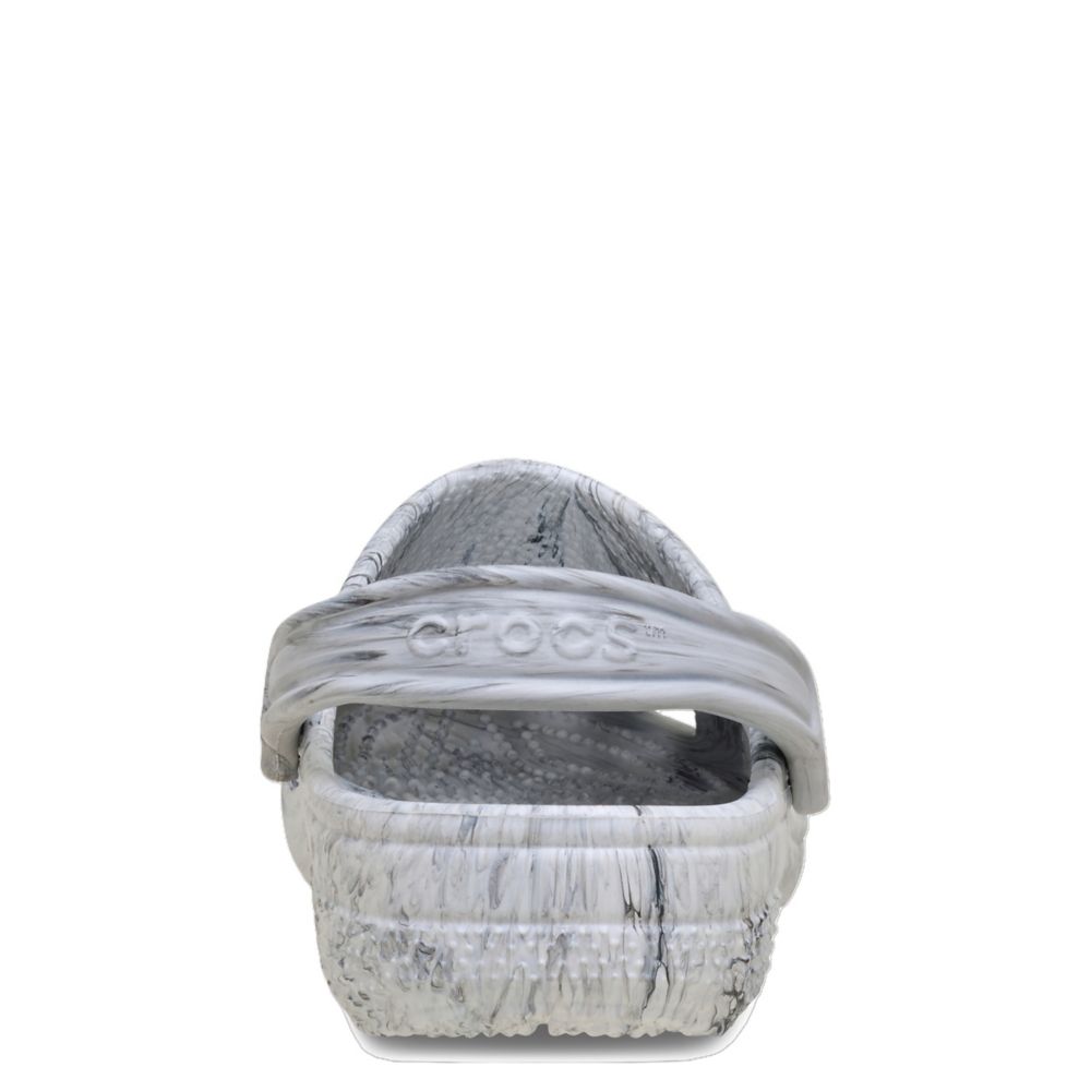 CROCS UNISEX CLASSIC WATERCOLOR MARBLED CLOG - GREY