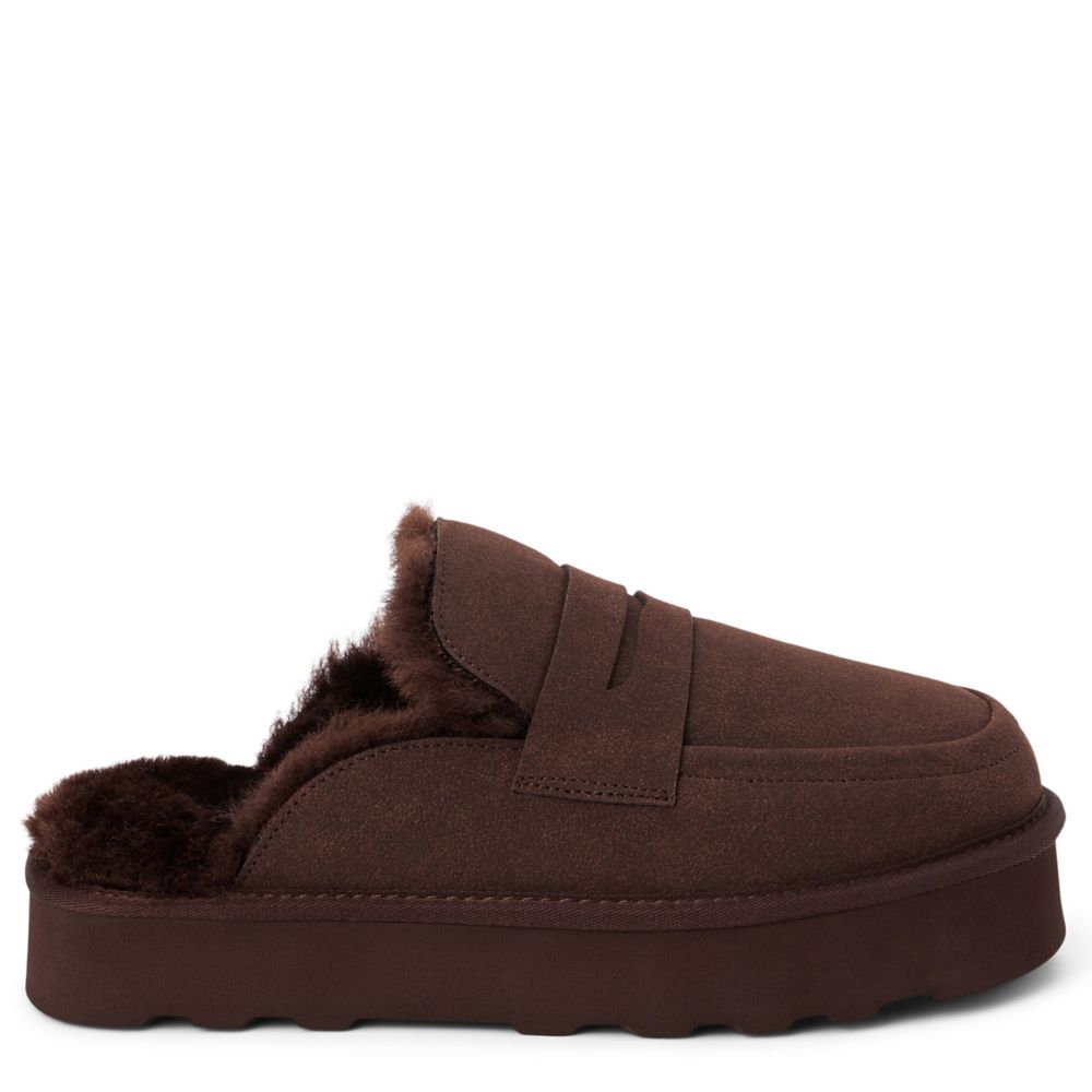 WOMENS STOWE CLOG VEGAN FAUX FUR