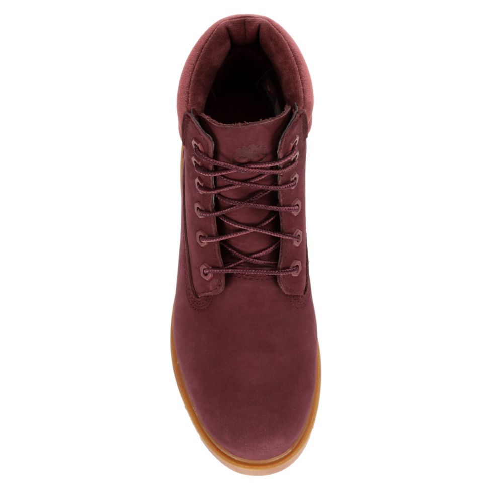 timberland womens boots burgundy