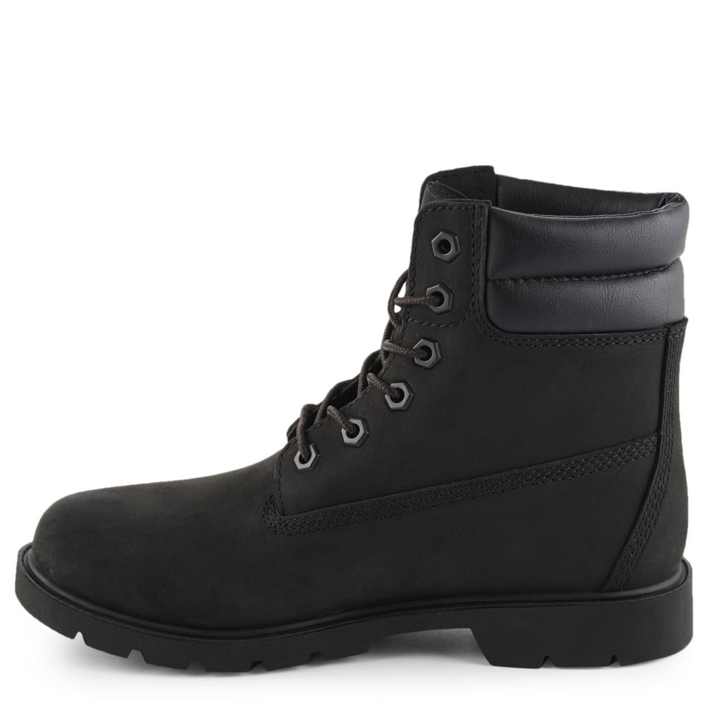 timberland canvas boots black