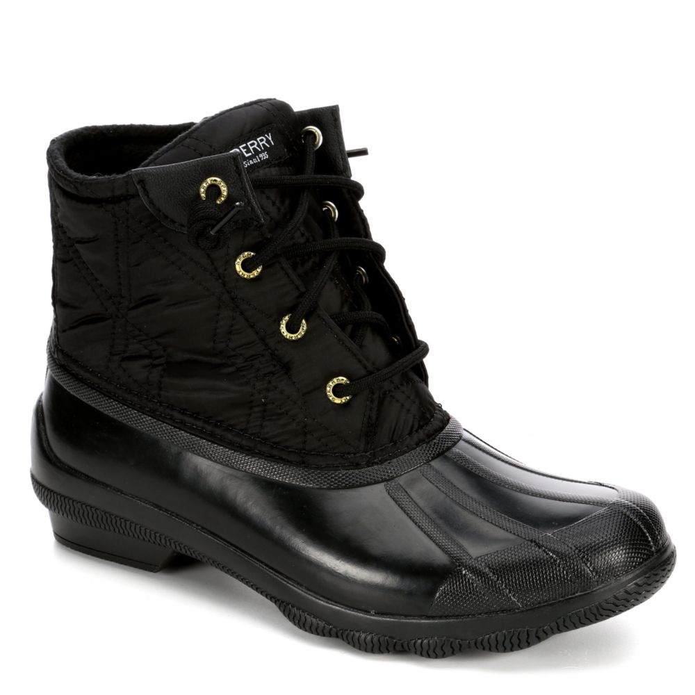 black womens sperry boots