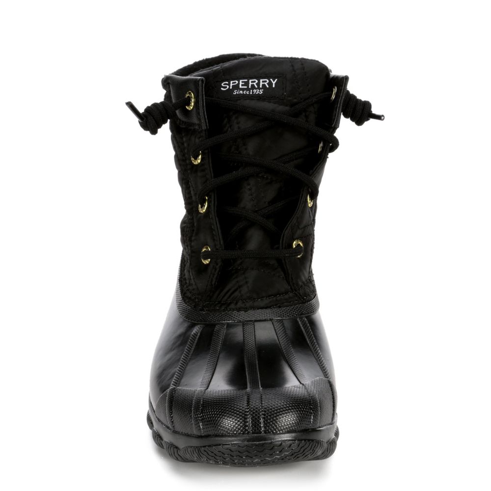 black womens sperry boots