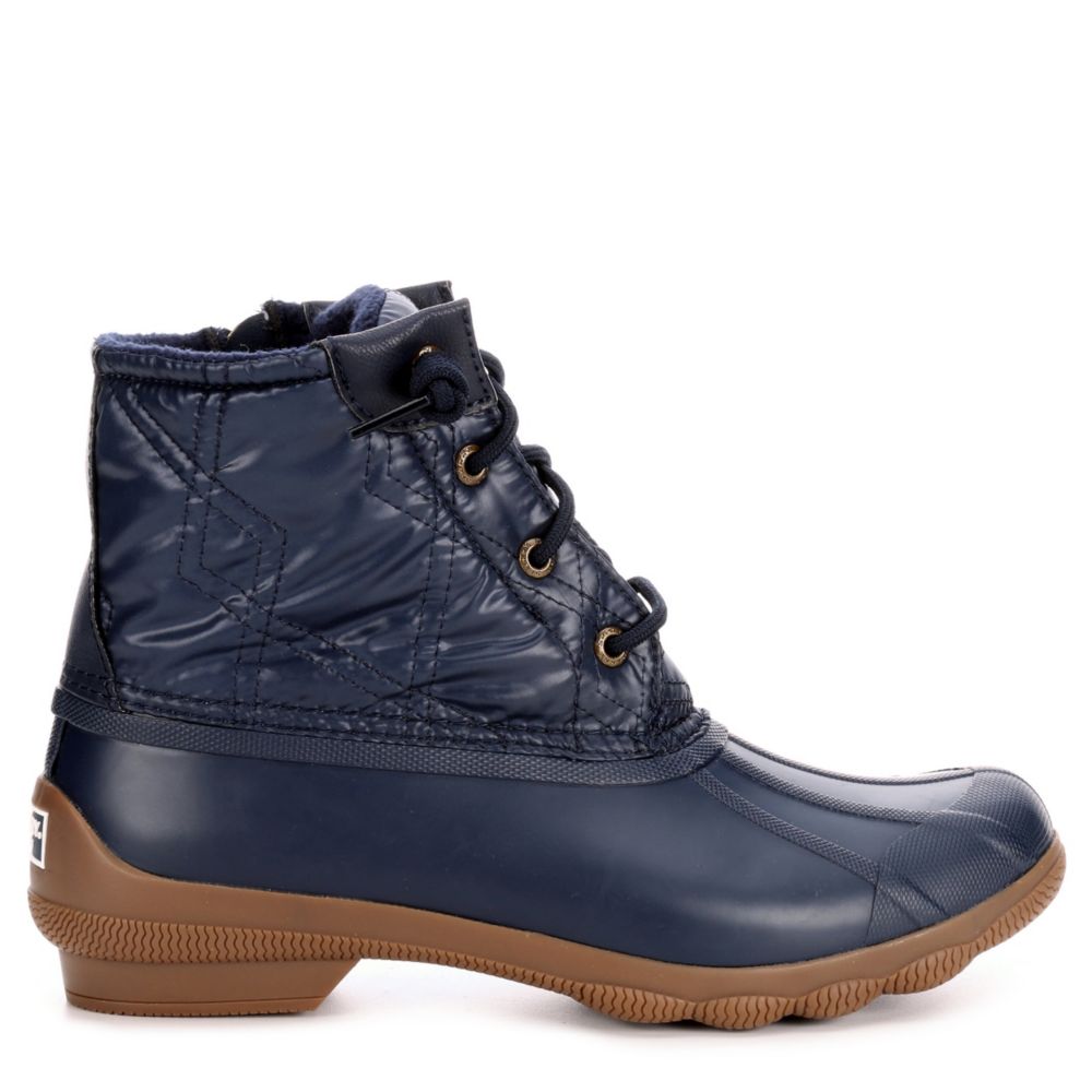 navy duck boots womens