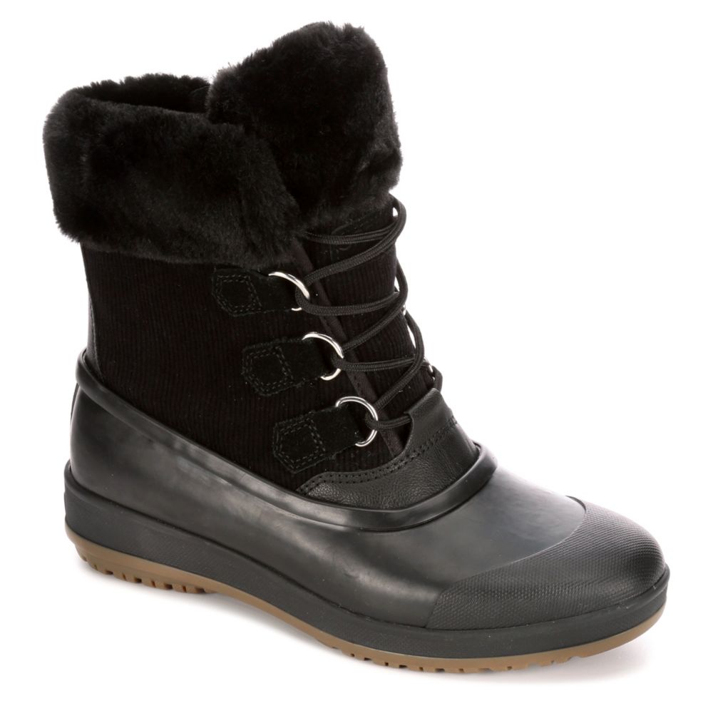 black sperry boots on sale