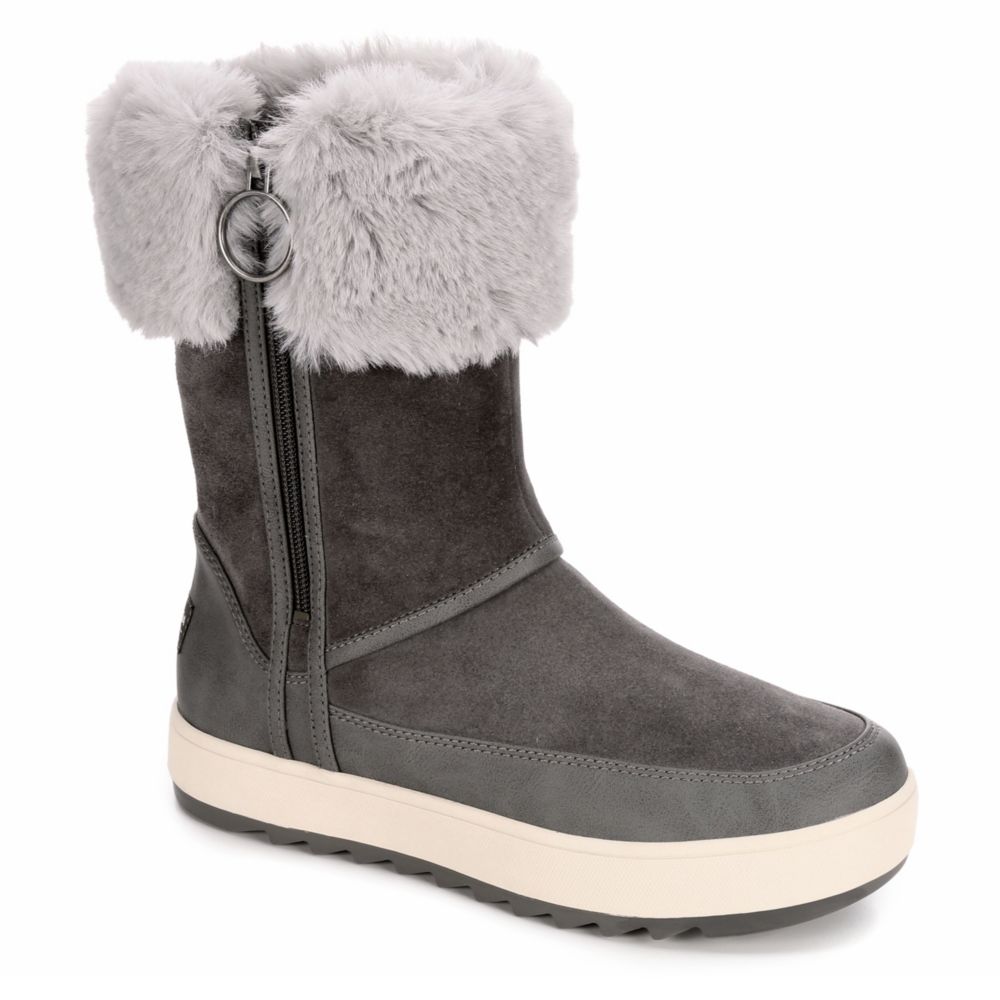 grey fur ugg boots