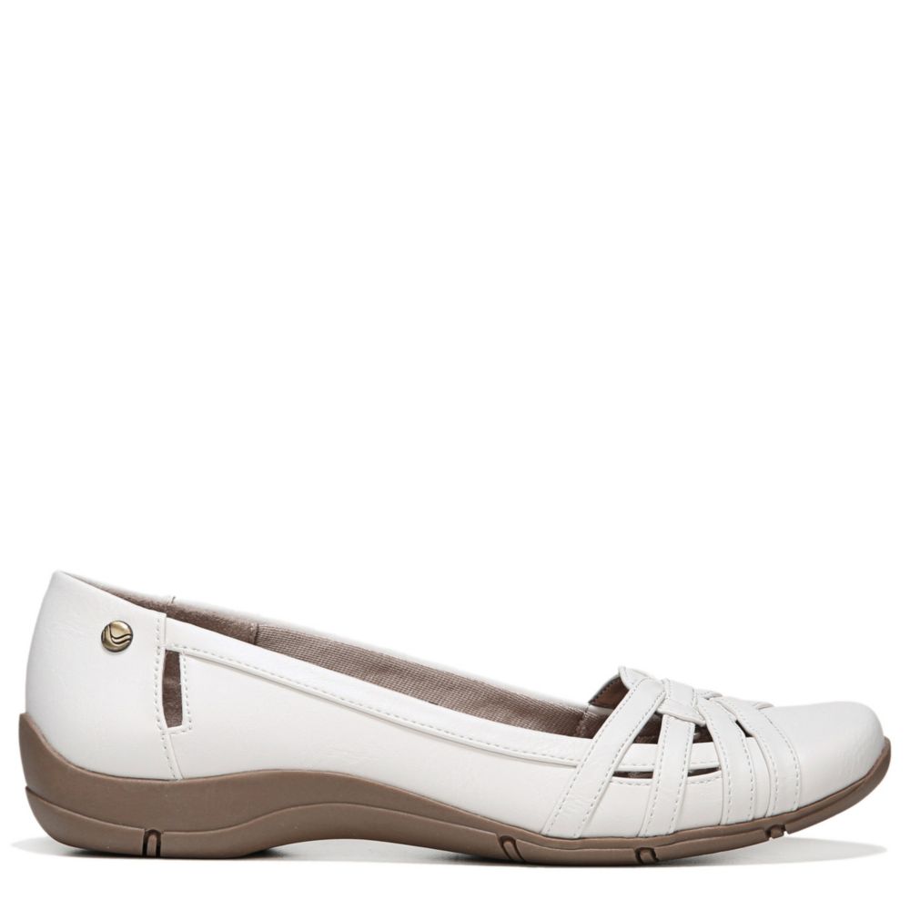 White Lifestride Womens Diverse Flat | Womens | Rack Room Shoes