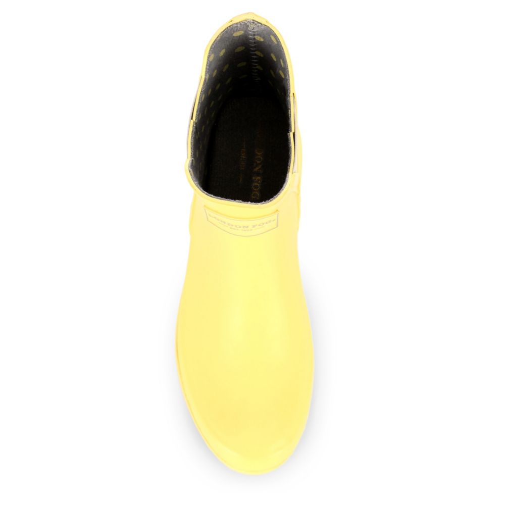 london fog piccadilly rain boots yellow