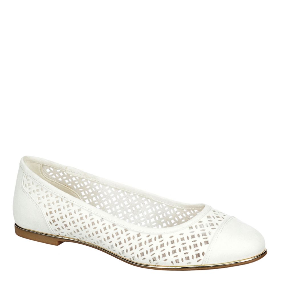womens white dress flats
