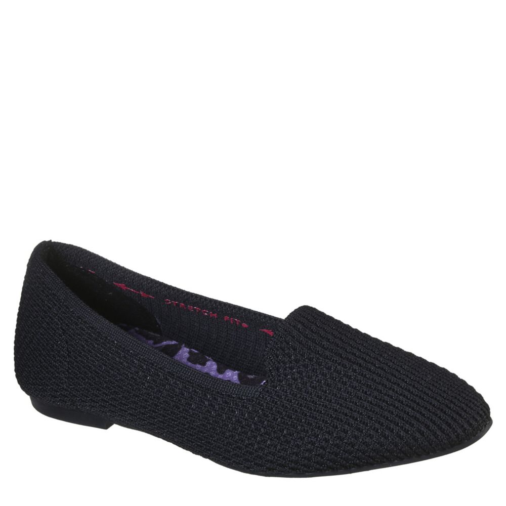 skechers loafers womens black