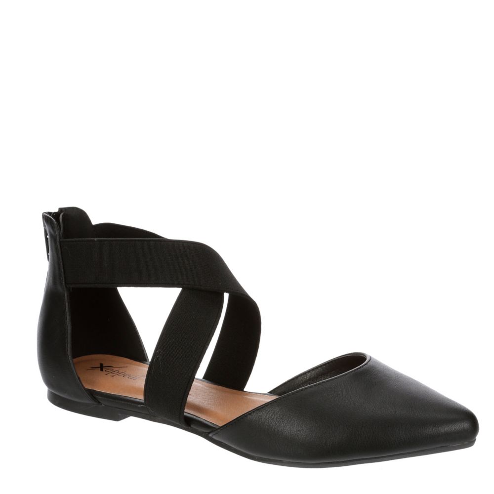 WOMENS PERCY FLAT BLACK