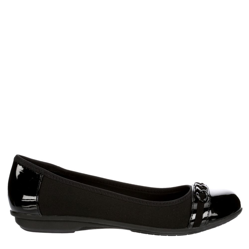 Black Xappeal Womens Faye Flat Rack Room Shoes
