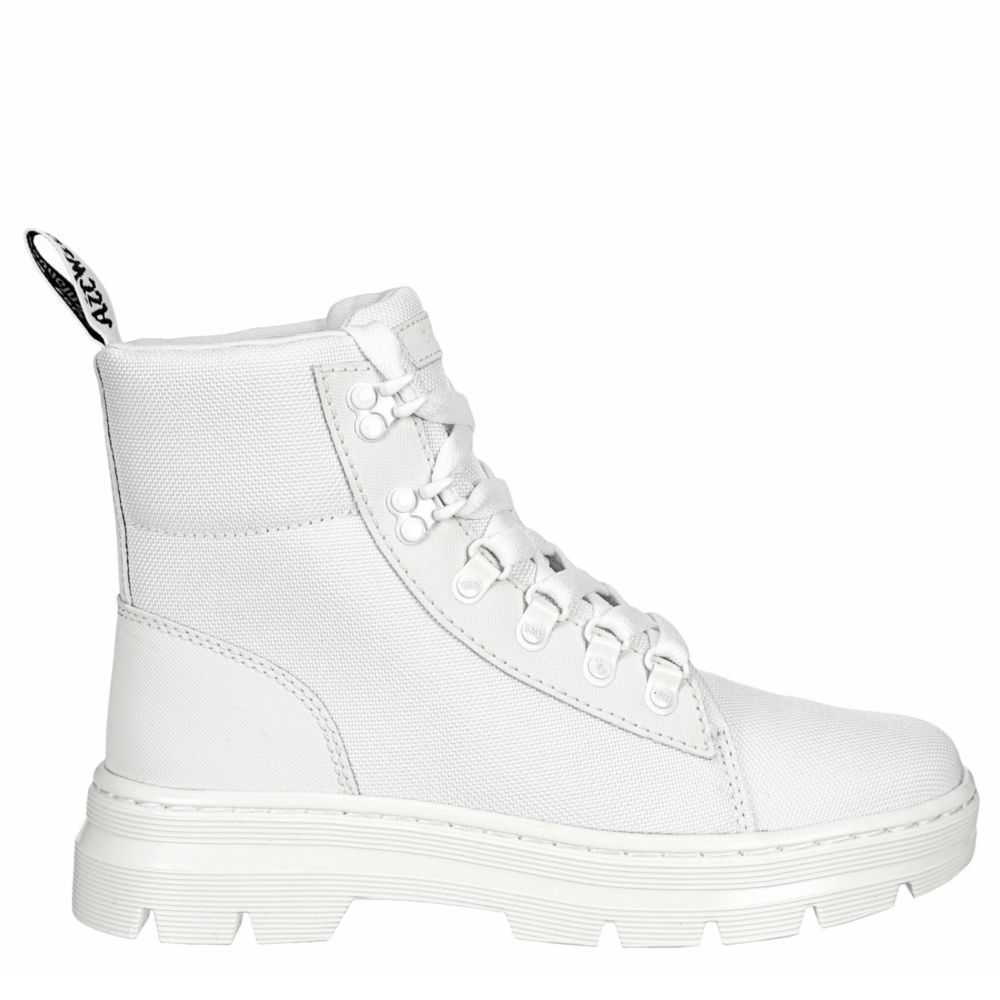 all white doc martens