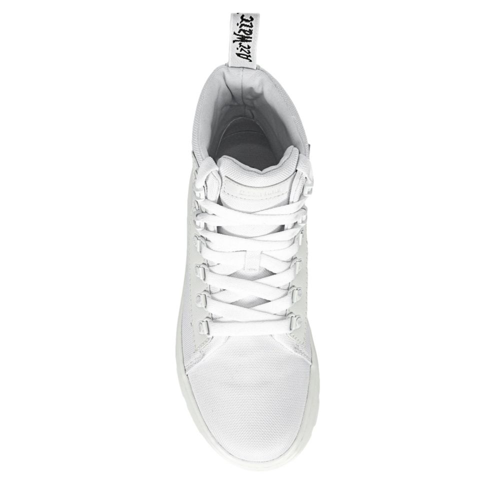 dr martens combs platform combat boot white