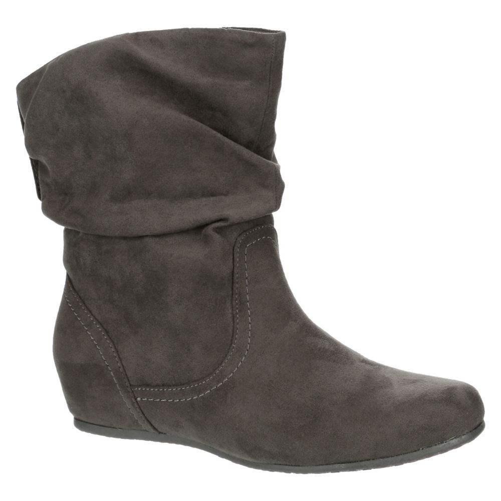 wedge slouch boots