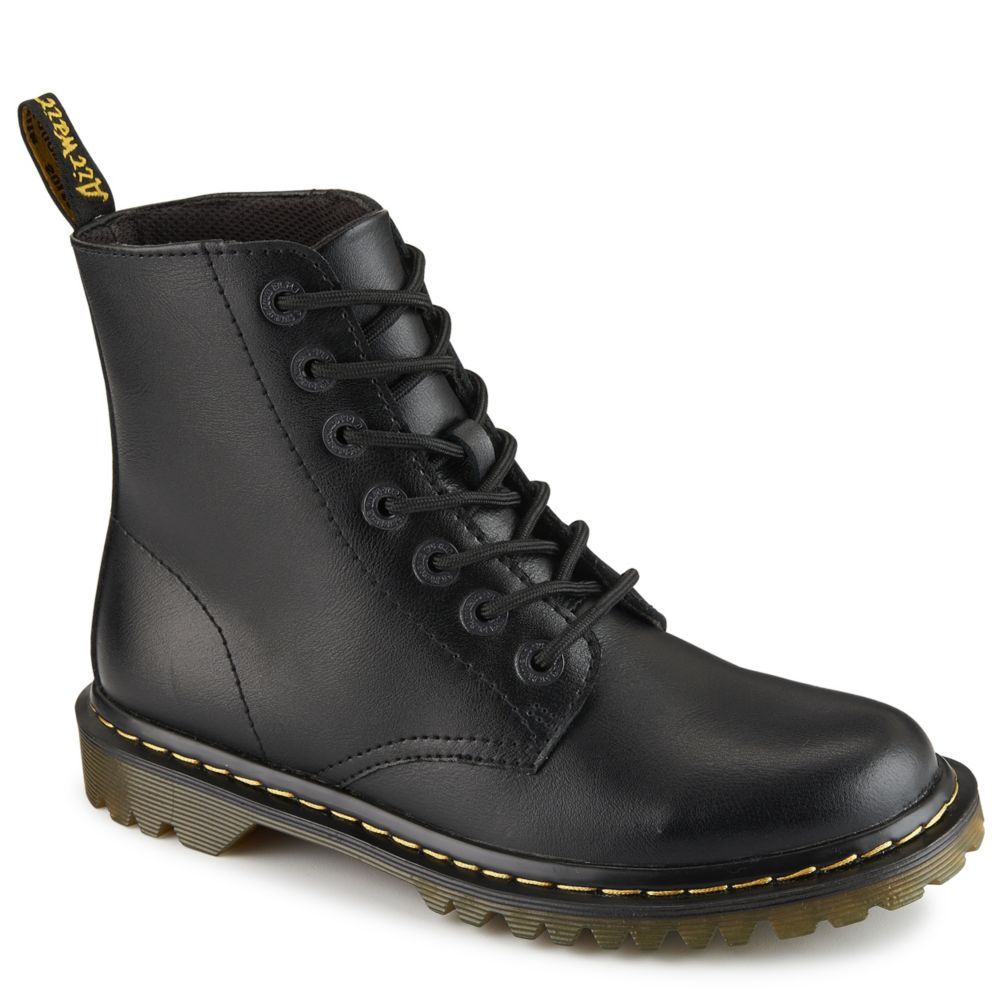 leather combat boots women's shoes