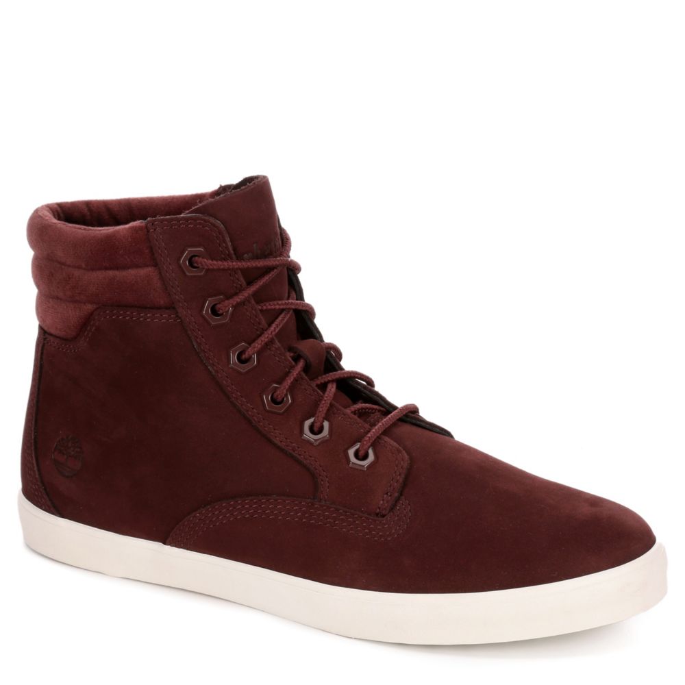 womens timberland boots burgundy