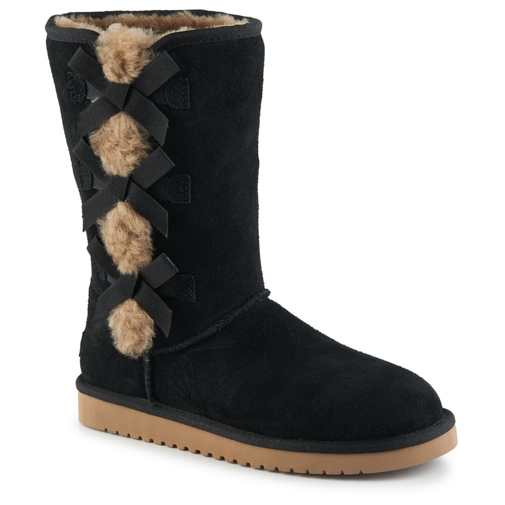 koolaburra by ugg victoria tall women's winter boots black