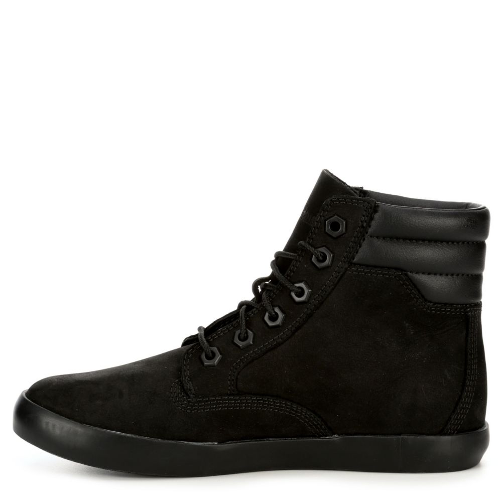 black timberland heels
