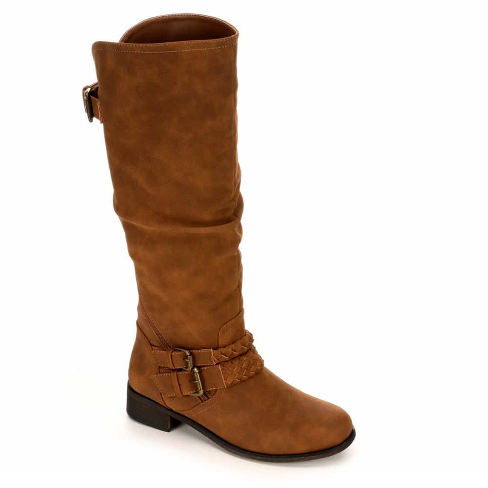 tan wide calf boots