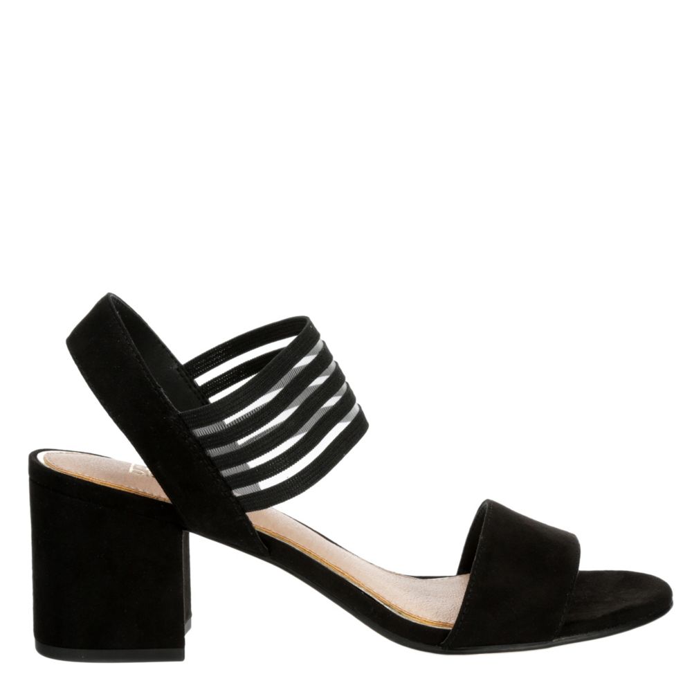 womens black and white dress sandals