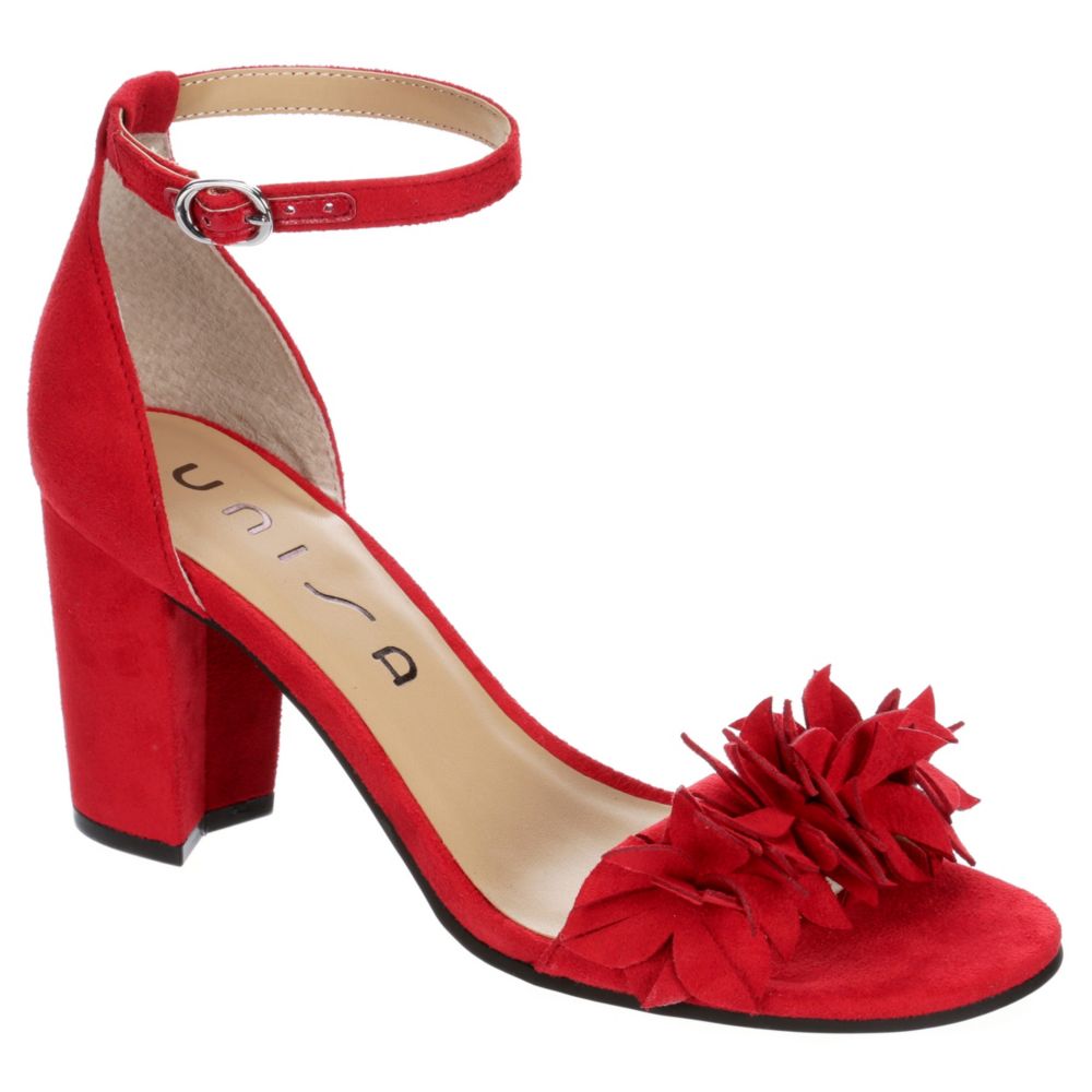 unisa red sandals