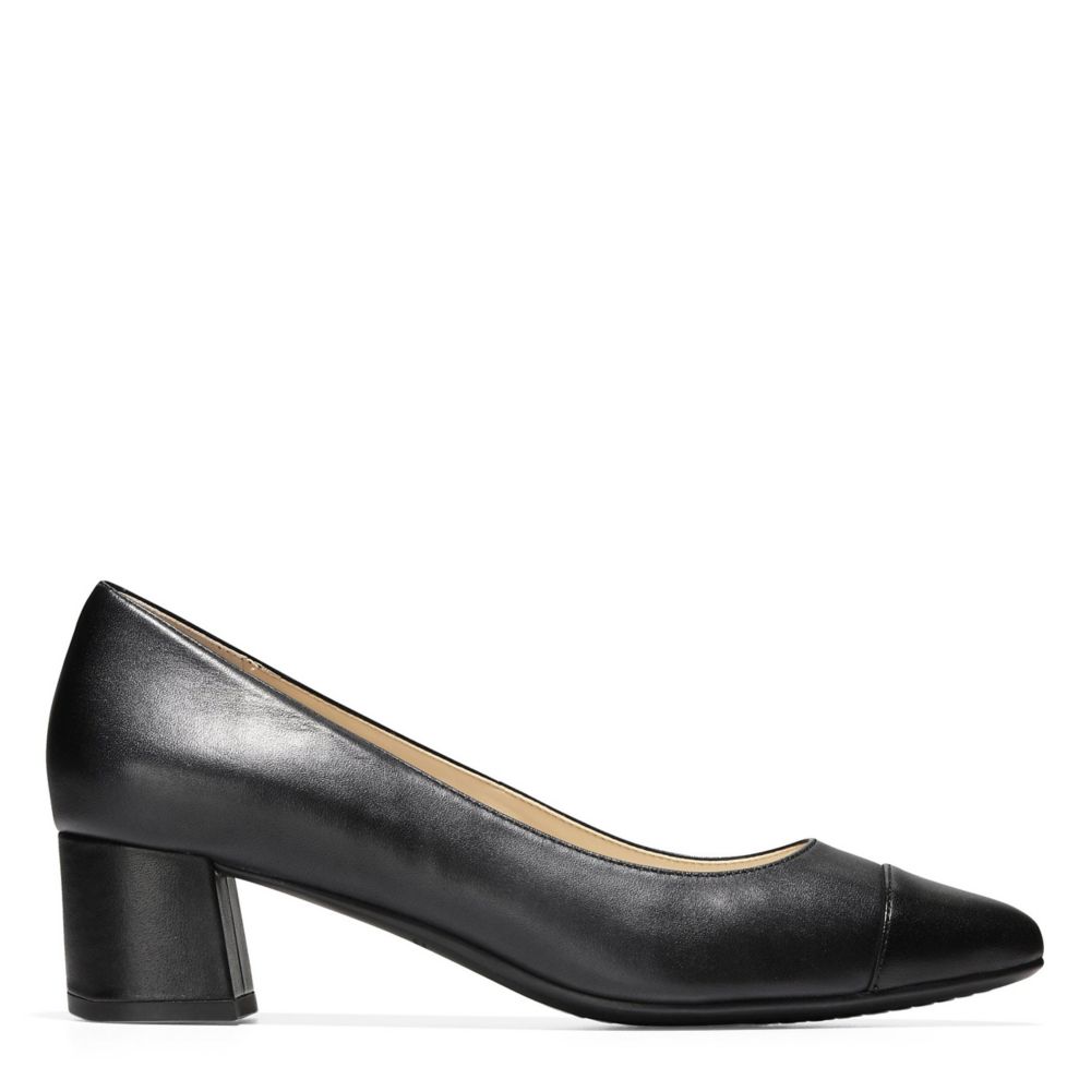 Women's Go-To Block Heel Pump in Black