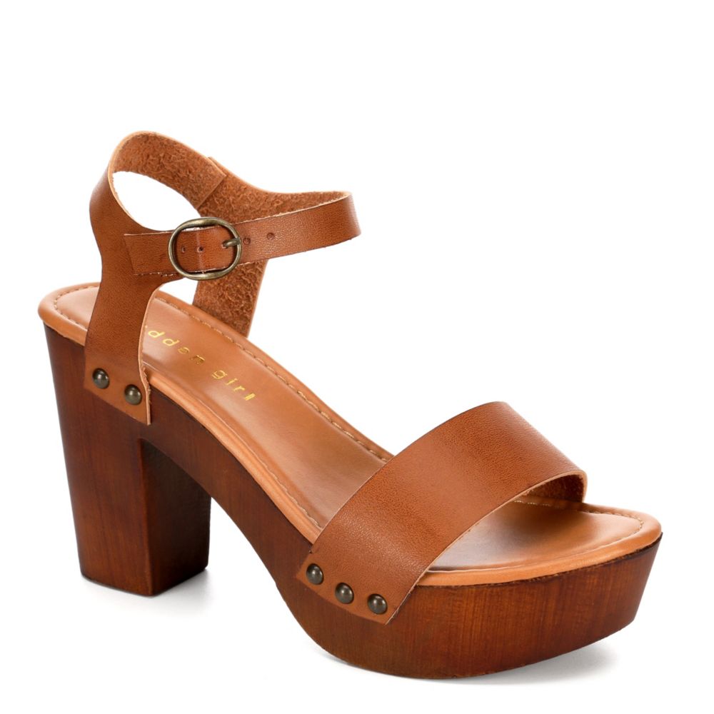 Cognac Madden Girl Womens Lifft Sandal 