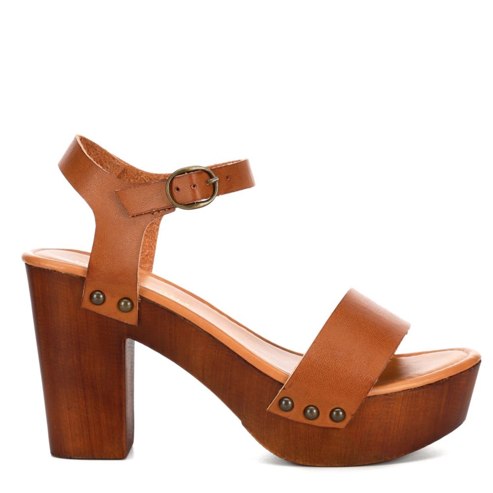 madden girl lift wooden platform sandals