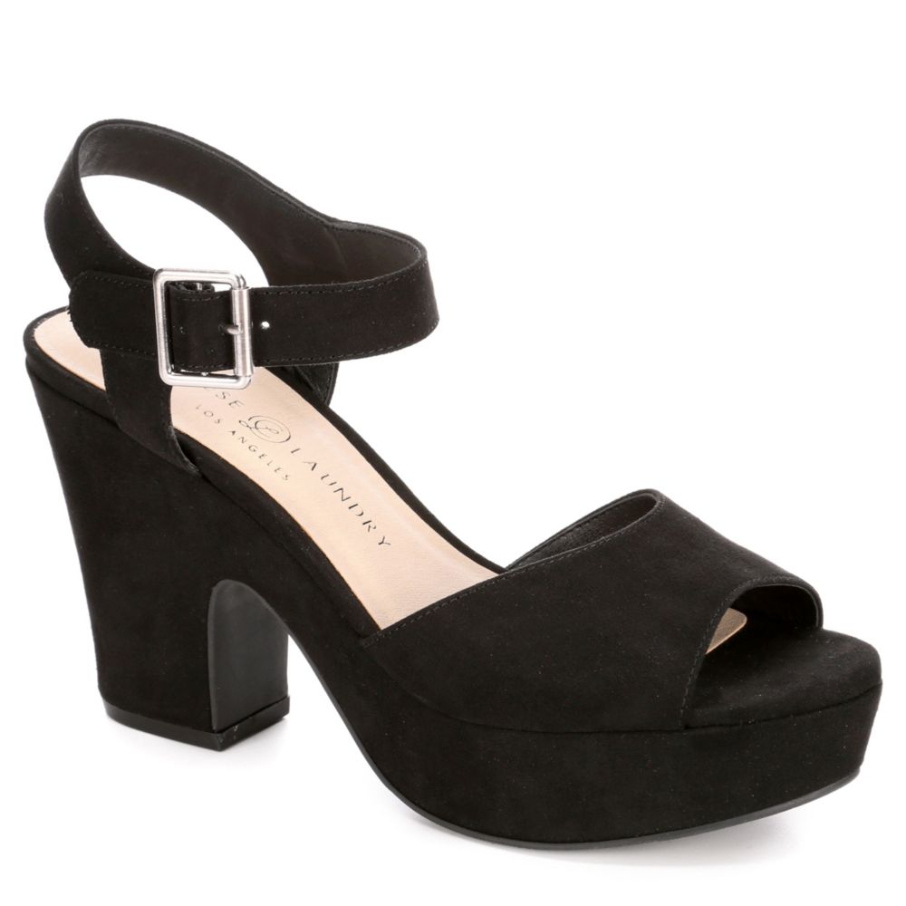 chinese laundry wedges black