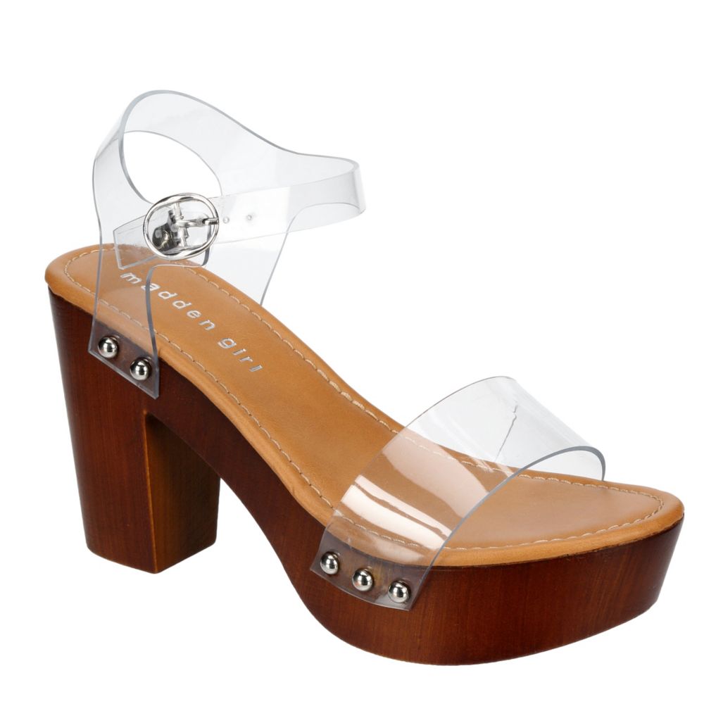 madden girl clear sandals