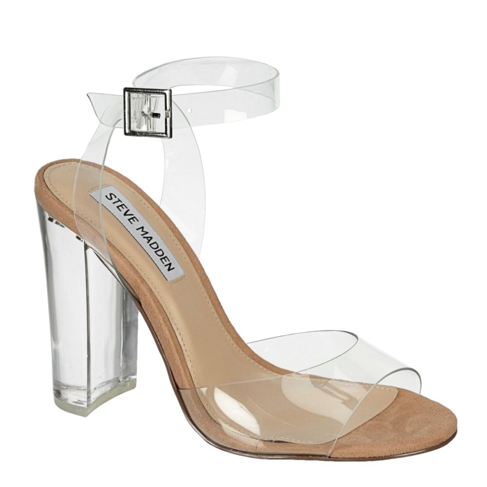 steve madden clear pumps