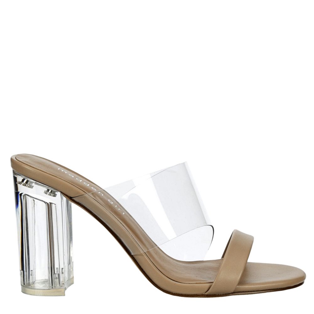 clear closed heels