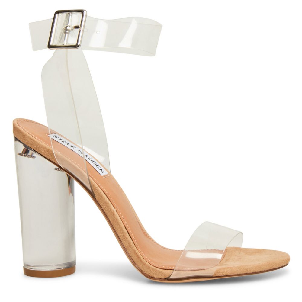 steve madden transparent heels