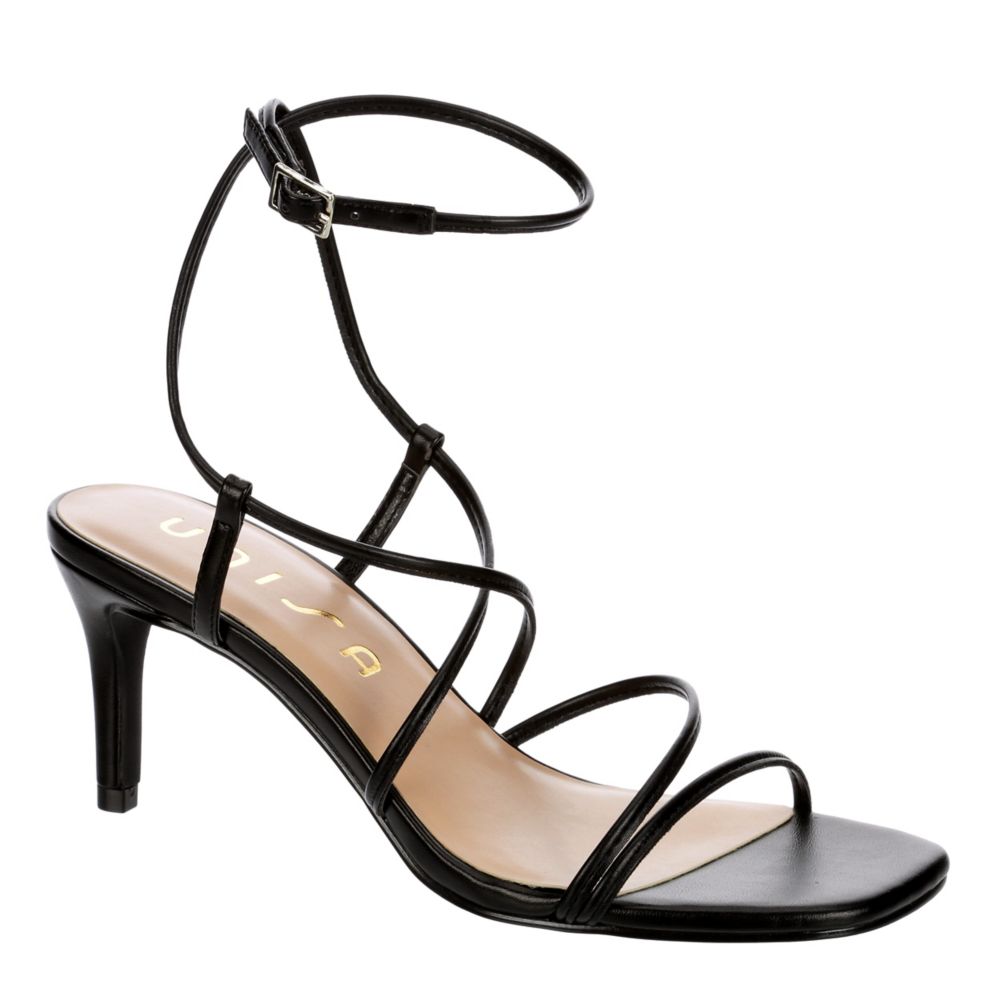 trimmen Gladys Pamflet Black Unisa Womens Un Fella Heeled Sandal | Dress | Rack Room Shoes