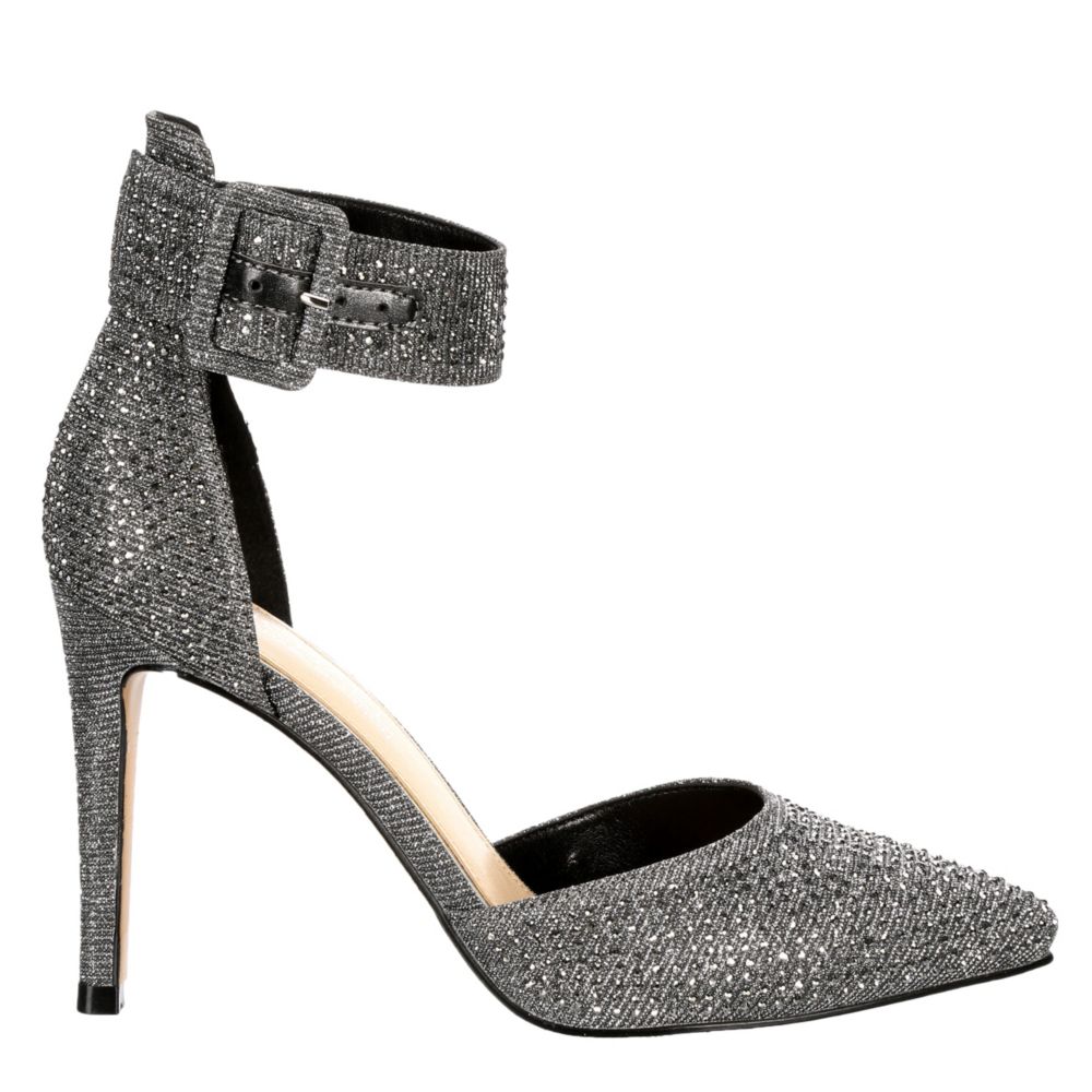 rack room shoes silver heels