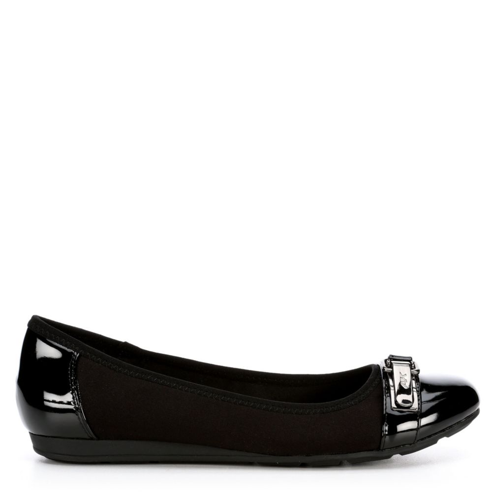 anne klein black flats